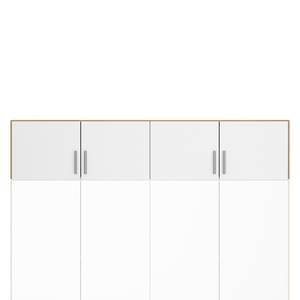 Rehausse pour armoire KiYDOO Blanc alpin / Imitation chêne de Riviera - Largeur : 181 cm