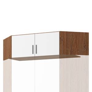 Rehausse pour armoire d'angle KiYDOO Imitation chêne de Stirling / Blanc alpin