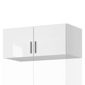 Rehausse pour armoire KiYDOO Blanc brillant / Blanc alpin - Largeur : 91 cm