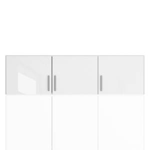 Rehausse pour armoire KiYDOO Blanc brillant / Blanc alpin - Largeur : 136 cm