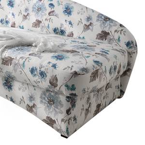 Méridienne Eresburg Tissu plat beige Motif floral - Accoudoir monté à gauche (vu de face)