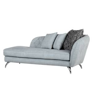 Chaise longue Leeman microvezel - Armleuning vooraanzicht rechts