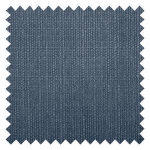 Chaise longue Limon geweven stof - Jeansblauw - Armleuning vooraanzicht links