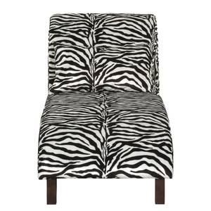 Longchair Maidford microvezel zebra print