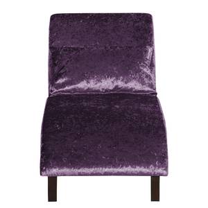 Longchair Maidford fluweel Aubergine