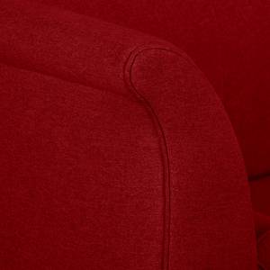 Méridienne Malli Tissu - Rouge cerise - Accoudoir monté à gauche (vu de face)