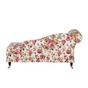 Chaise longue Colmar stof - beige - armleuning vooraanzicht links - Armleuning vooraanzicht links