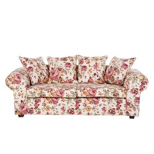 Sofa Colmar (3-Sitzer) Stoff Blume Beige