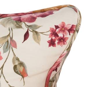 Bank Colmar (3-zitsbank) weefstof bloemen beige 3-zits