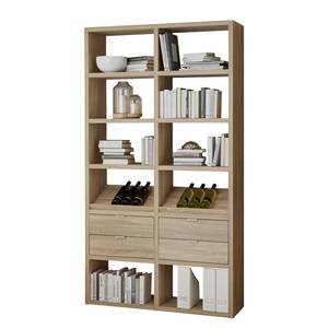 Open kast Concept IX Eikenhouten look