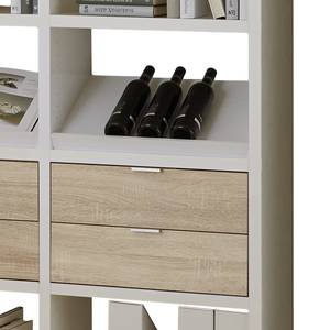 Libreria Concept IX Bianco / Quercia