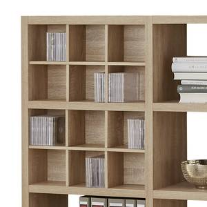 Open kast Concept VI Eikenhouten look/wit