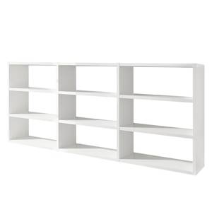 Libreria Empire Bianco lucido - 276 x 112 cm