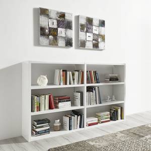 Libreria Empire Bianco lucido - 185 x 112 cm