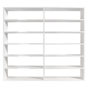 Libreria Empire Bianco lucido - 241 x 221 cm