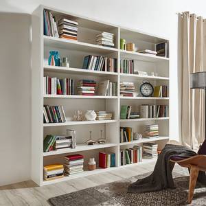 Libreria Empire Bianco lucido - 241 x 221 cm