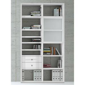 Etagère Emporior II Blanc - Blanc brillant / Blanc - Sans éclairage