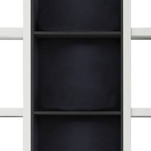 Scaffale Emporior III Bianco / Nero - Senza illuminazione