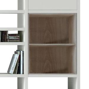 Kast Emporior IV wit/eikenhoutimitatie - Wit/Sonoma eikenhouten look - Zonder verlichting