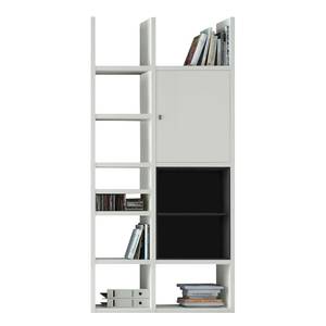 Etagère Emporior IV Blanc / Noir - Blanc / Noir - Sans éclairage