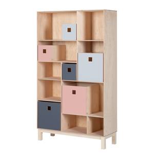 Etagère Karlotta I (avec 6 boîtes) Multicolore