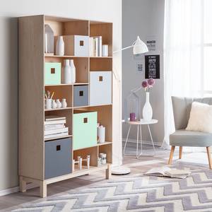 Etagère Karlotta II (avec 6 boîtes) Multicolore