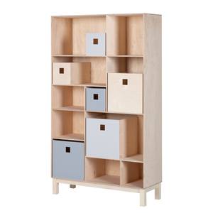 Etagère Karlotta III (avec 6 boîtes) Multicolore