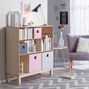 Etagère Karlotta IV (avec 4 boîtes) Multicolore