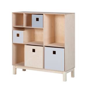 Etagère Karlotta VI (avec 4 boîtes) Multicolore