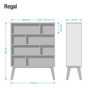 Regal Obreb Eiche teilmassiv