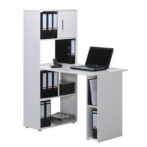 Ensemble bureau / étagère Levia II Blanc