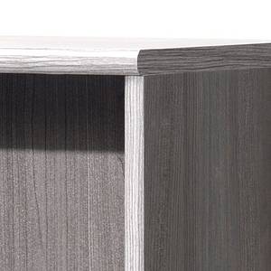 Scaffale Soft Plus I Effetto quercia grigio argento - Scomparti: 3 - Altezza: 84 cm