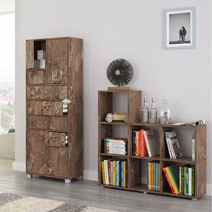 Open kast Teodora Panama eikenhouten look - Panama eikenhouten look