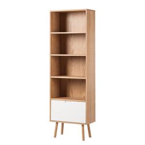 Open kast Verwood Bruin - Wit - Plaatmateriaal - 62 x 168 x 32 cm