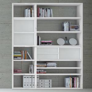 Etagère Emporior II.B Blanc - Blanc brillant / Blanc - Sans éclairage