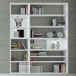 Etagère Emporior II.B Blanc - Blanc crème - Avec éclairage