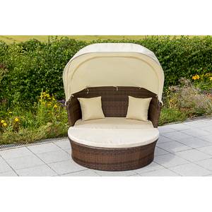 Relaxinsel Neapel Polyrattan - Creme