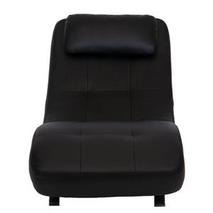 Fauteuil de relaxation Long Island Imitation cuir - Cuir synthétique Yuma : Noir