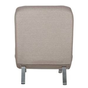 Ligfauteuil Long Island geweven stof Stof Zahira: Beige-Grijs