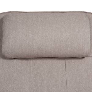 Ligfauteuil Long Island geweven stof Stof Zahira: Beige-Grijs