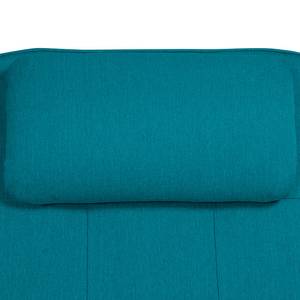 Ligfauteuil Long Island geweven stof Stof Zahira: Turquoise