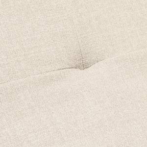 Relaxliege Mortana Strukturstoff/Kunstleder - Creme / Taupe