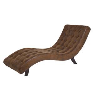 Relaxfauteuil Snake microvezel bruin