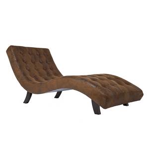 Relaxfauteuil Snake microvezel bruin