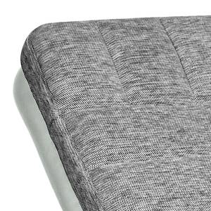 Chaise longue de relaxation Vascan I kunstleer/structuurstof - Gris clair