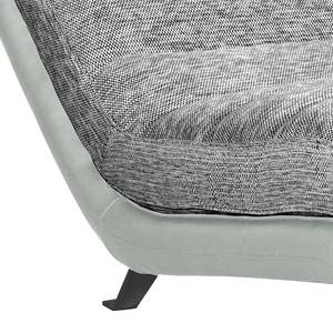 Chaise longue de relaxation Vascan I kunstleer/structuurstof - Gris clair