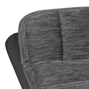 Relaxfauteuil Vascan kunstleer/structuurstof wit/grijs - Grijs