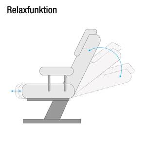 Relaxsessel Arno (mit Hocker) Echtleder Braun