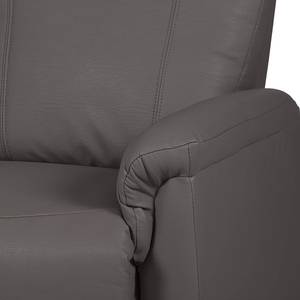 Relaxfauteuil Baltrum taupekleurige leren look