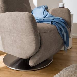 Fauteuil de relaxation Biar Tissu structuré - Beige chaud